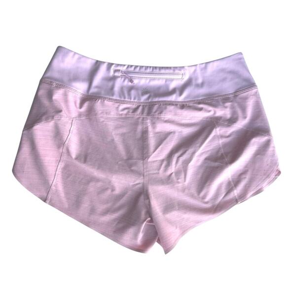 Athleta Run With It Textured 3.5” Short Pink Size Medium Running Lined - Picture 2 of 7